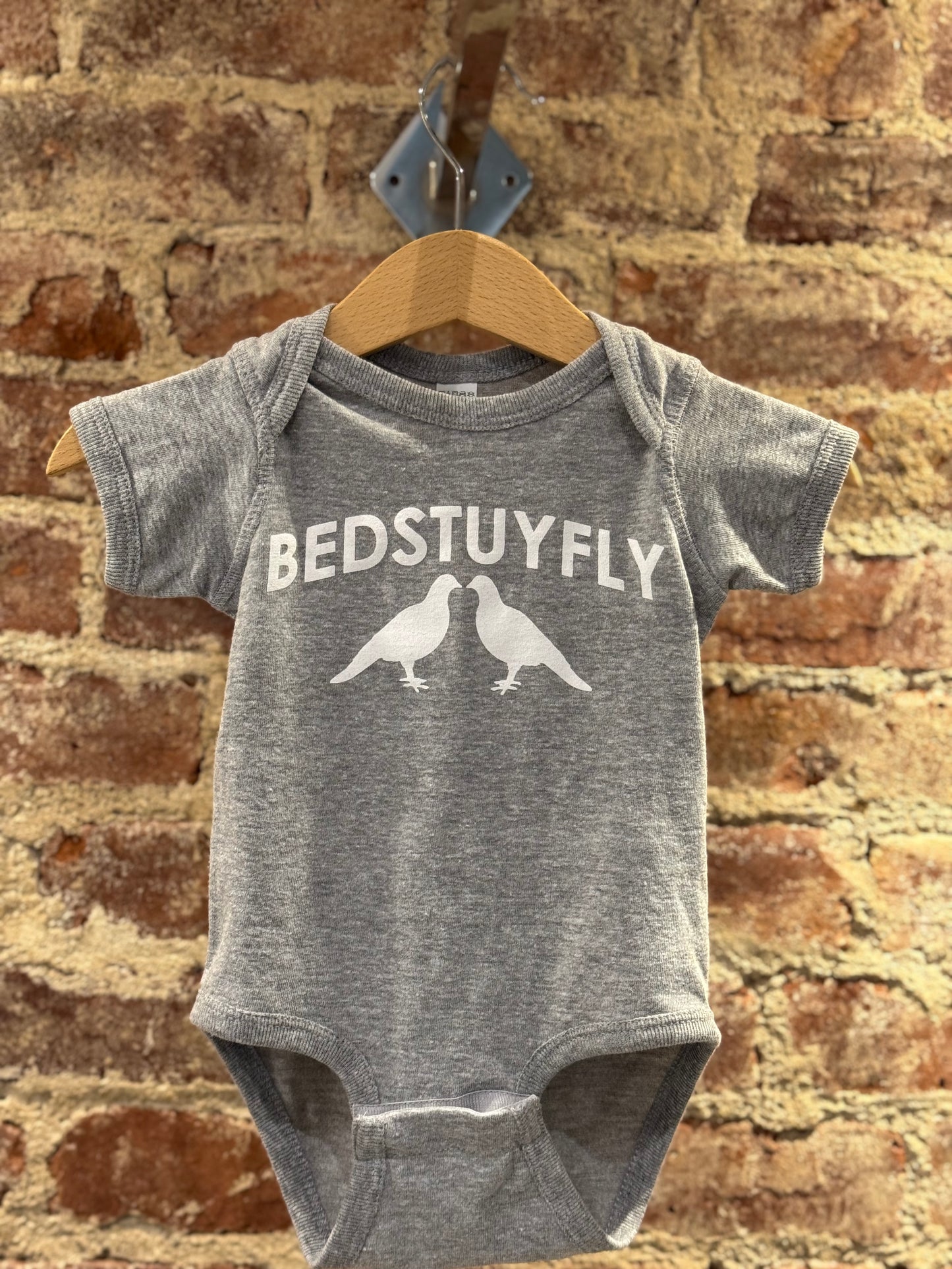 Bedstuyfly Onesie (Gray)