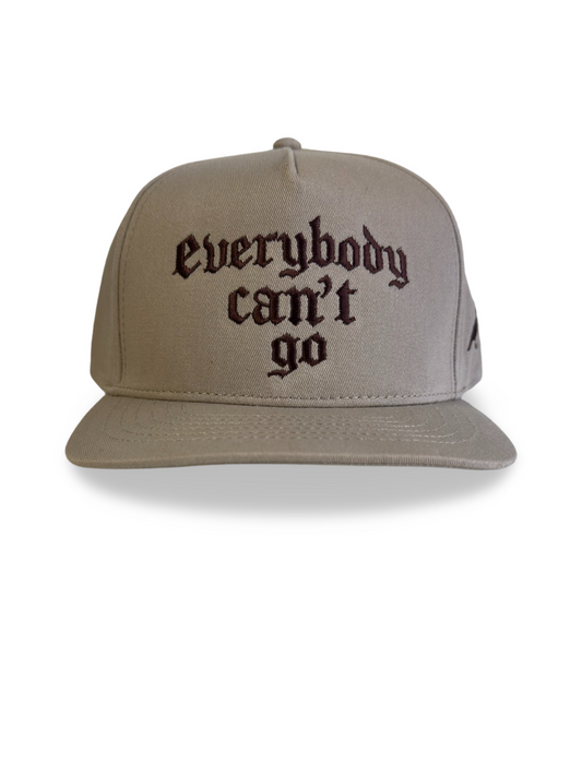 Everybody Can’t Go Cap (Tan)