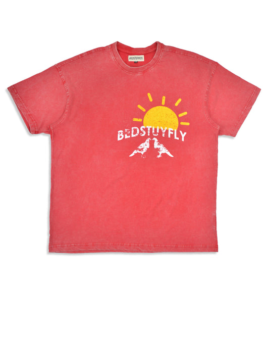 SUNNY DAY VINTAGE T-SHIRT (RED)