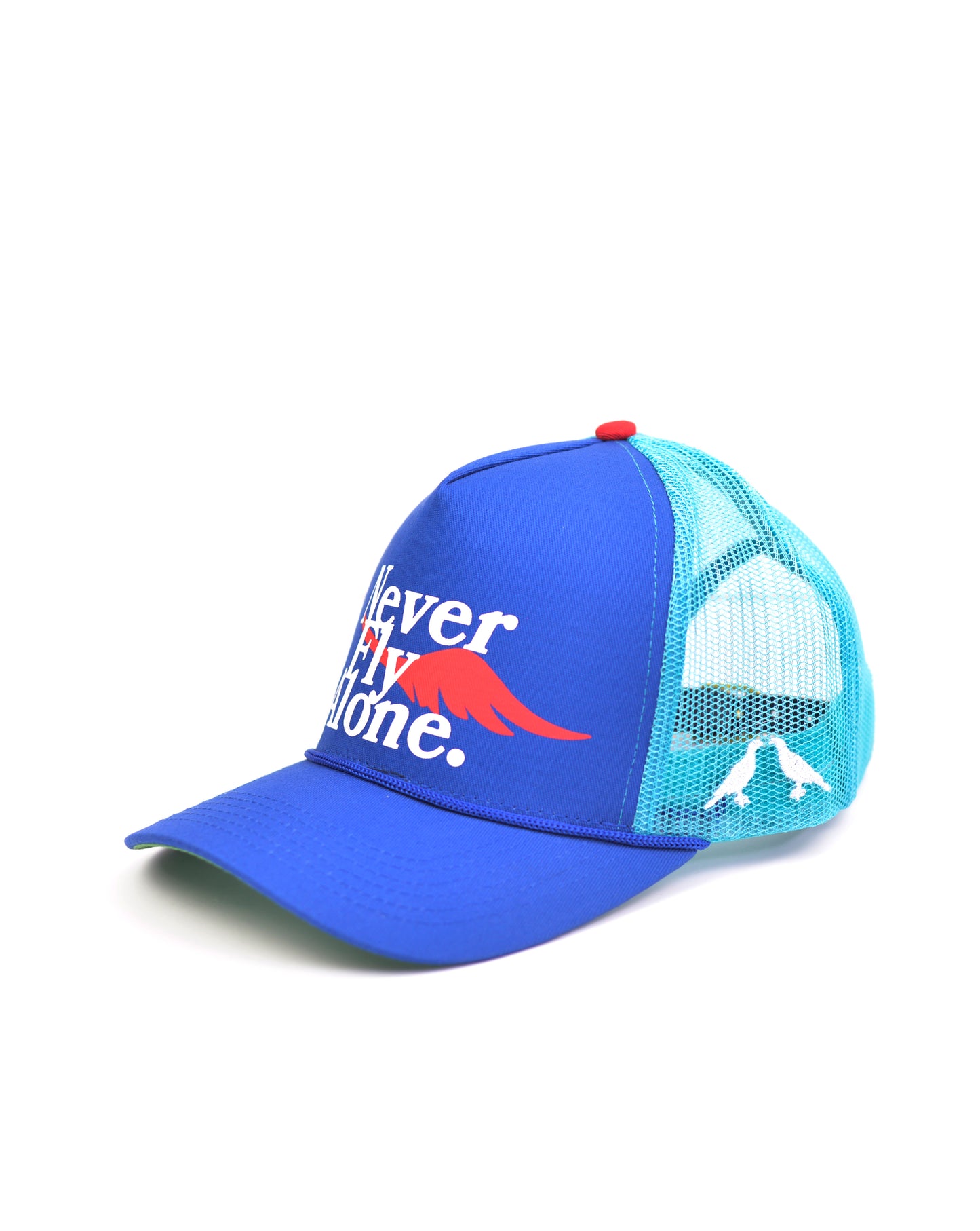 Never Fly Alone Trucker (Blue)