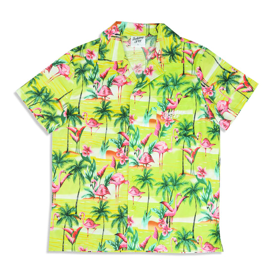 Miami Button Down (Green) - Bedstuyfly